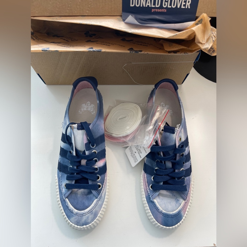 NWT Donald Glover X Adidas Nizza DG Premium Tie Dye Shoes Sneakers